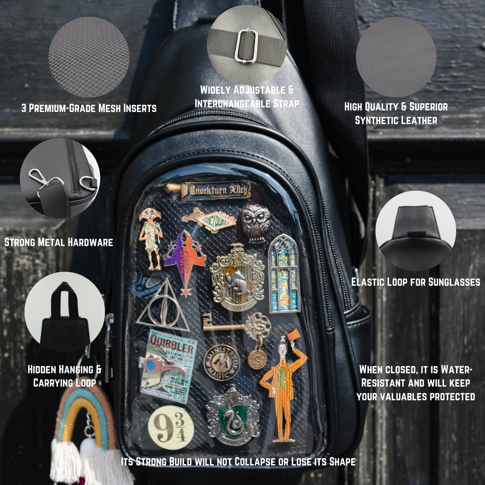 Lapelling ITA Crossbody Bag Green