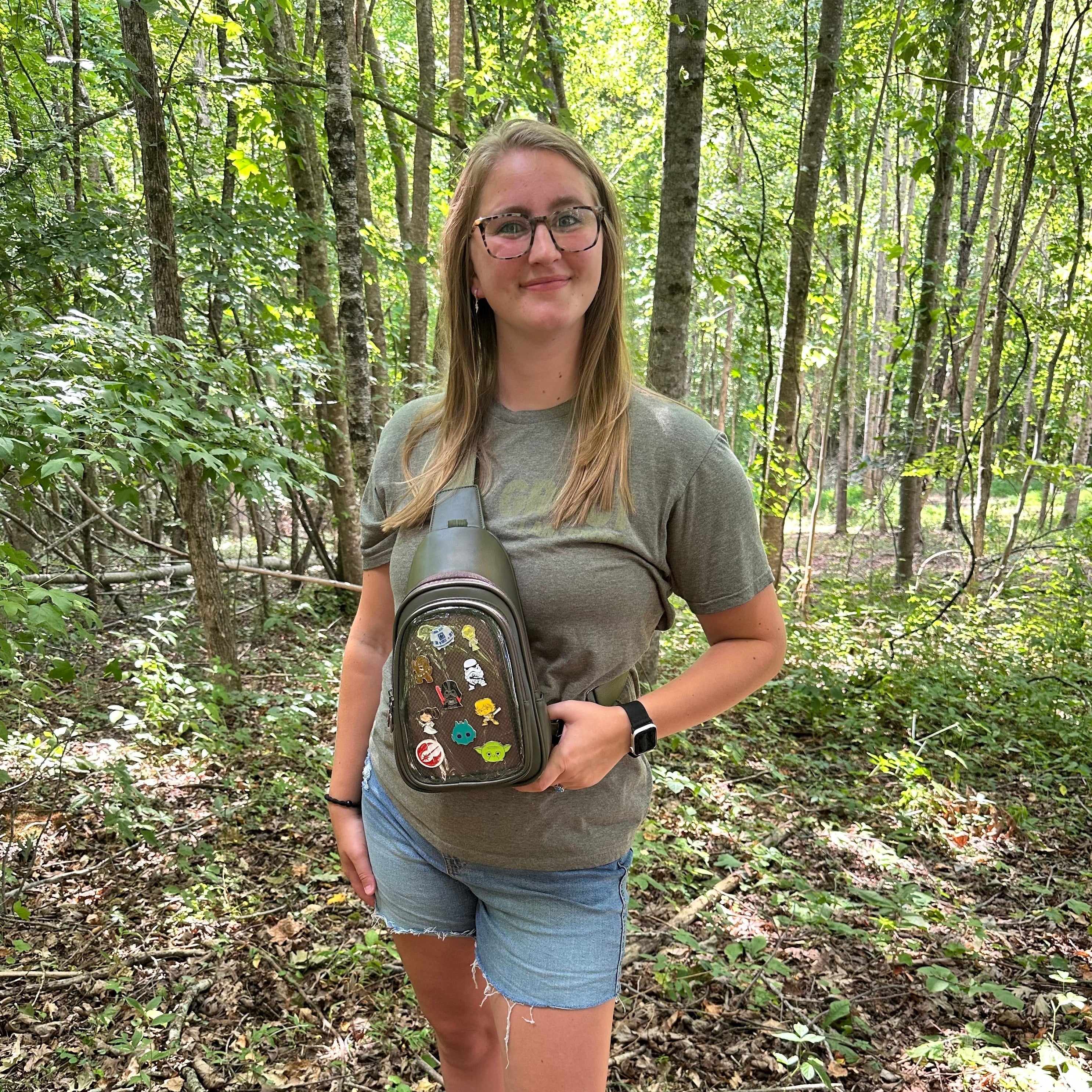 Lapelling ITA Crossbody Bag Green