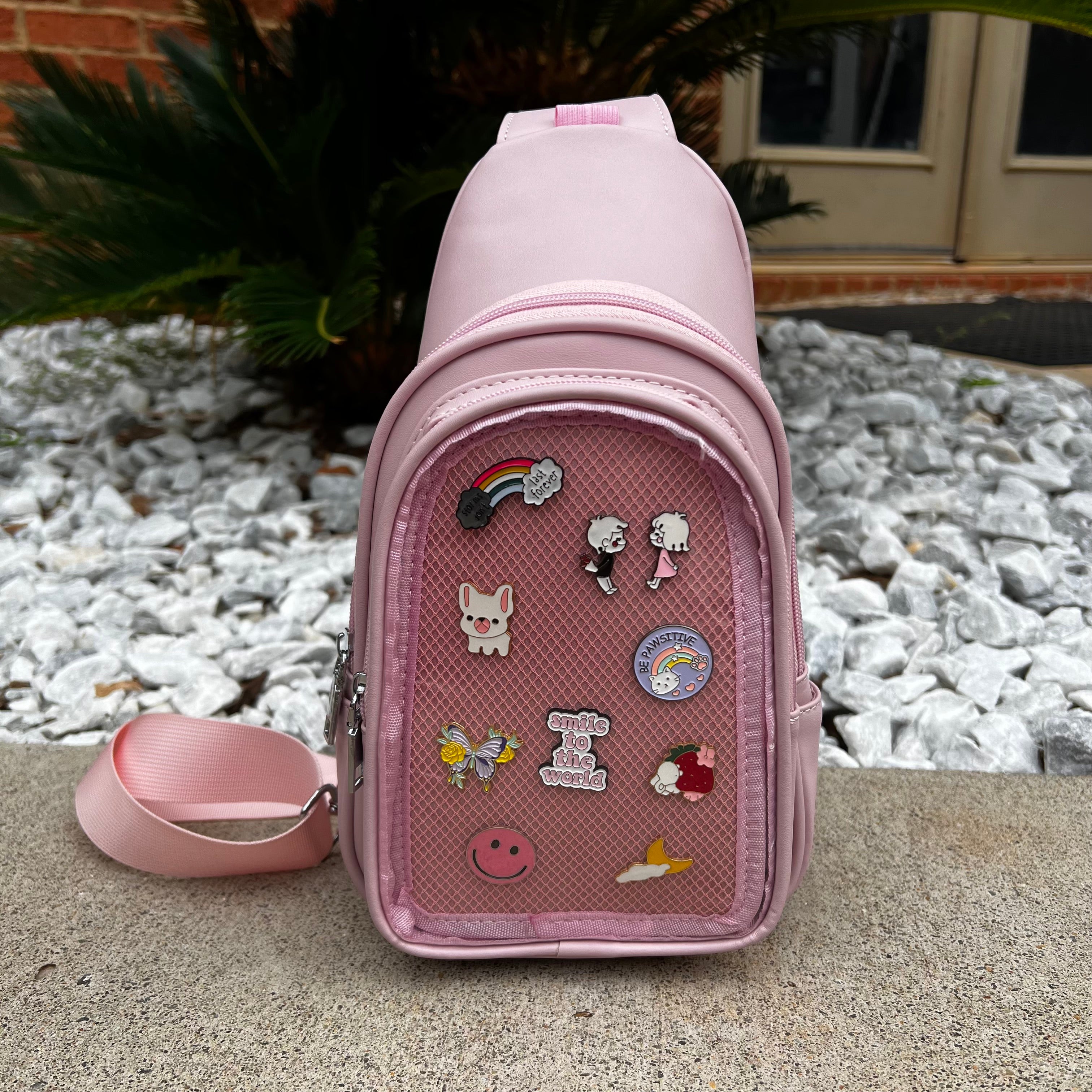 Lapelling ITA Crossbody Bag Pink